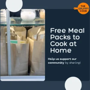 Ingredients bag for meals to cook at home